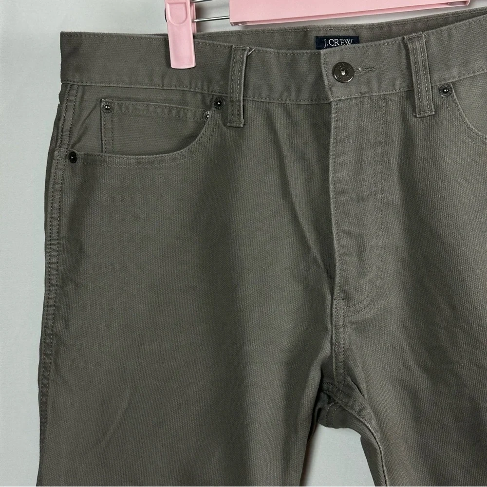 J.Crew The Sutton men's grey cotton straight leg pants - size 33 x 30